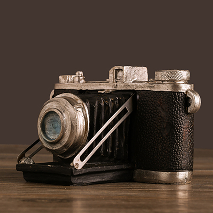 Collectible Vintage Cameras - Appareil photo Shabby Chic noir, artisanat