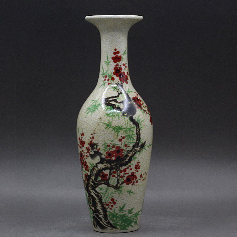 Vintage Collectible Bottles - Vase en céramique antique de Jingdezhen,