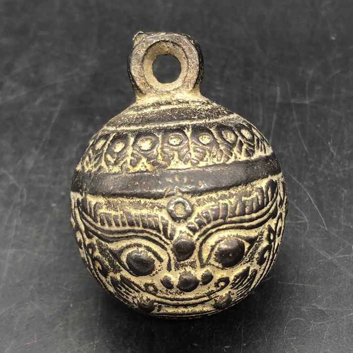 Vintage Collectible Bells - Cloche antique à tête de tigre,