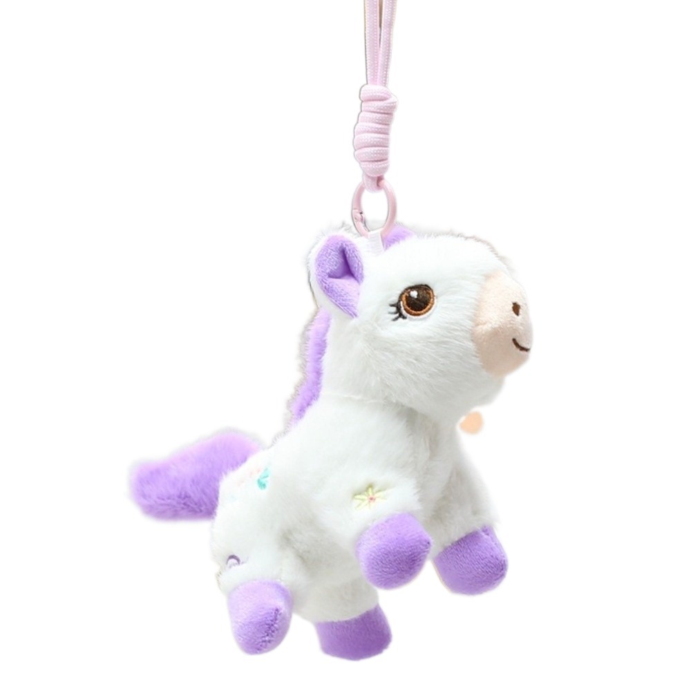 Vintage Cartoon Collectible - Porte-clés Mascotte en Peluche Style Chinois