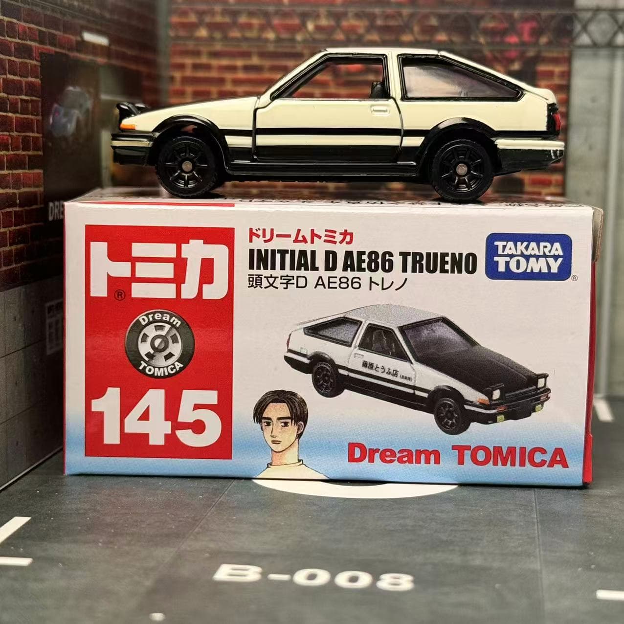 Vintage Collectible Toy Cars - Rêve Tomica NO. 145 initiale D