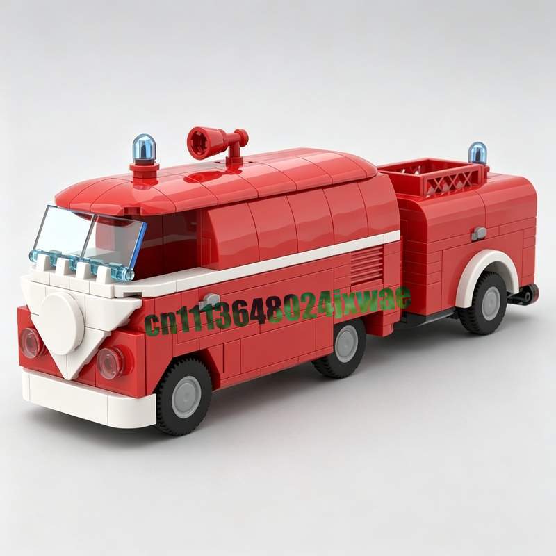 Vintage Collectible Trucks - 369 pièces MOC Camion de pompiers