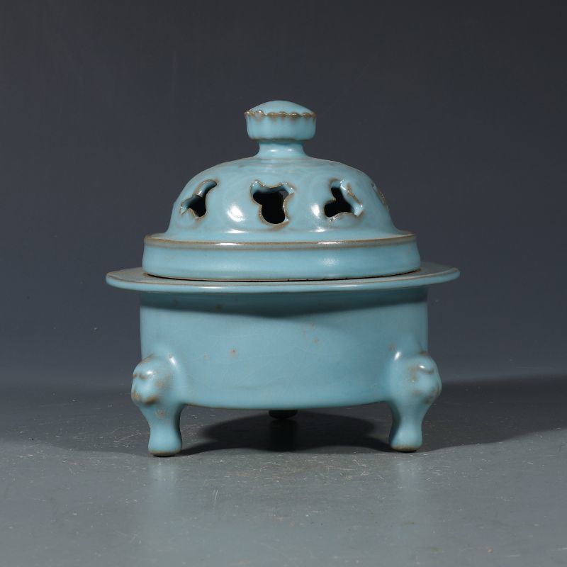 Vintage Collectible Bottles - Encensoir en porcelaine ancienne de collection,