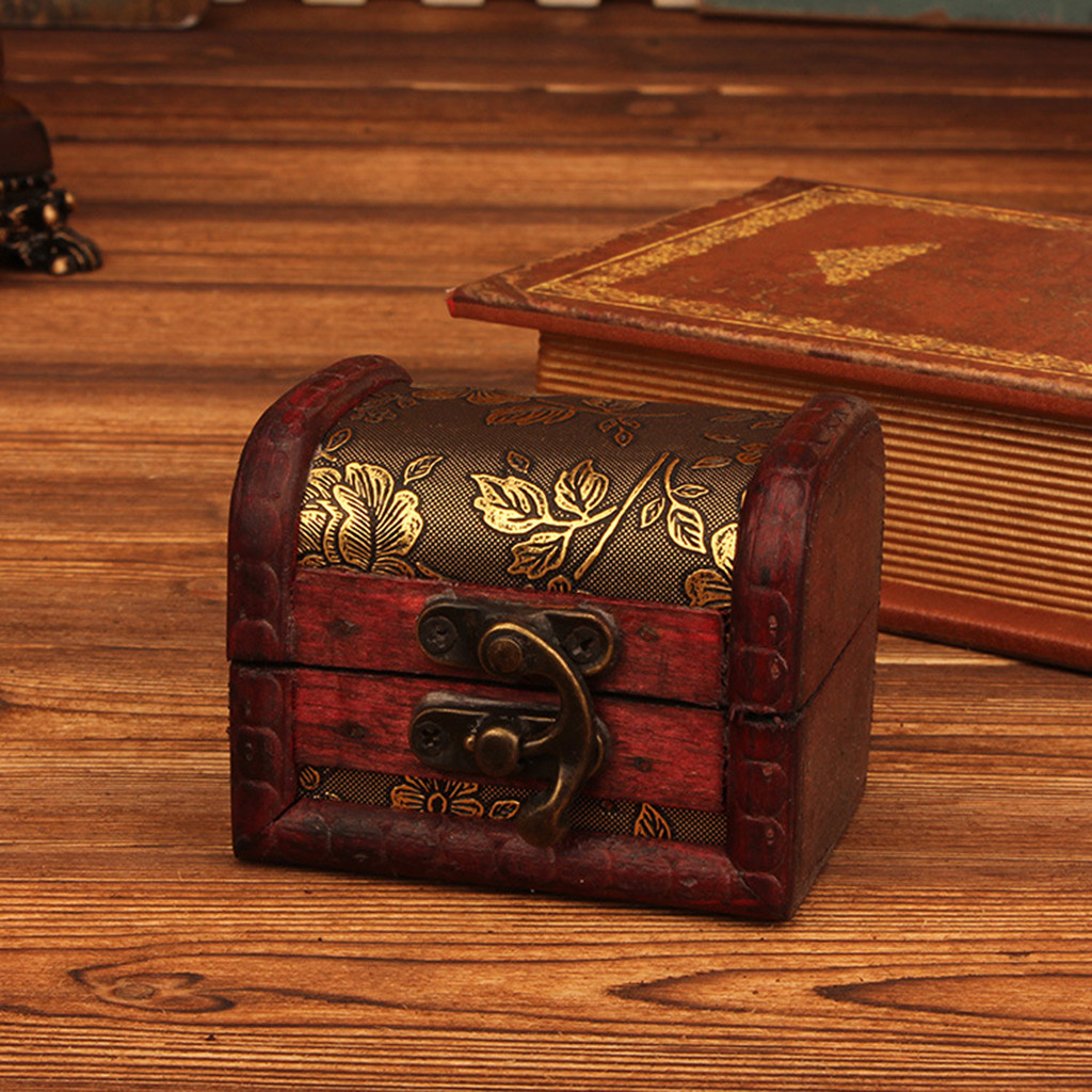 Vintage Collectibles - Boîte à bijoux vintage en bois
