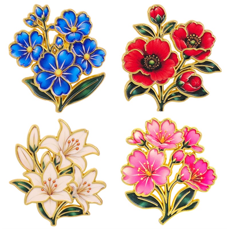 Vintage Item - Broche Émail Vintage Mignonne et Colorée