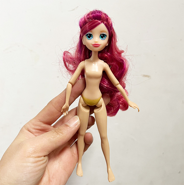 Vintage Collectible Baby Dolls - Jouet de beurre aux cheveux rouges