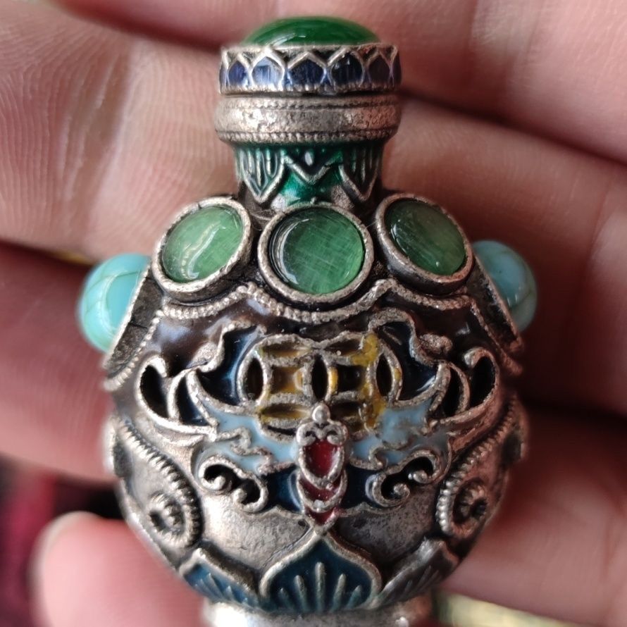 Flacon à snuff vintage en bron - Vintage Collectible Bottles avis et prix