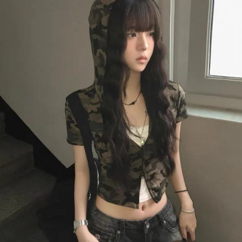 Sweat à capuche zippé camoufla - Vintage Zip Hoodie avis et prix