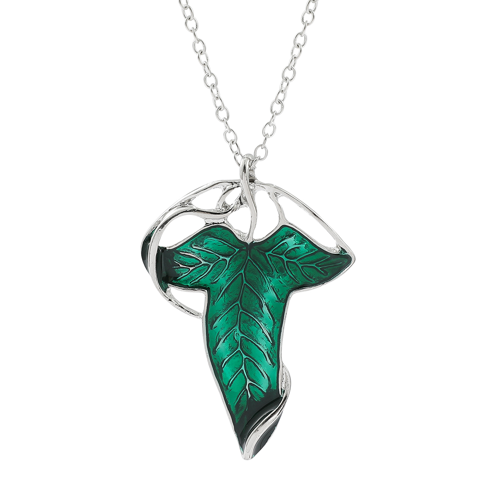 Collier pendentif feuille vert - Vintage Item avis et prix