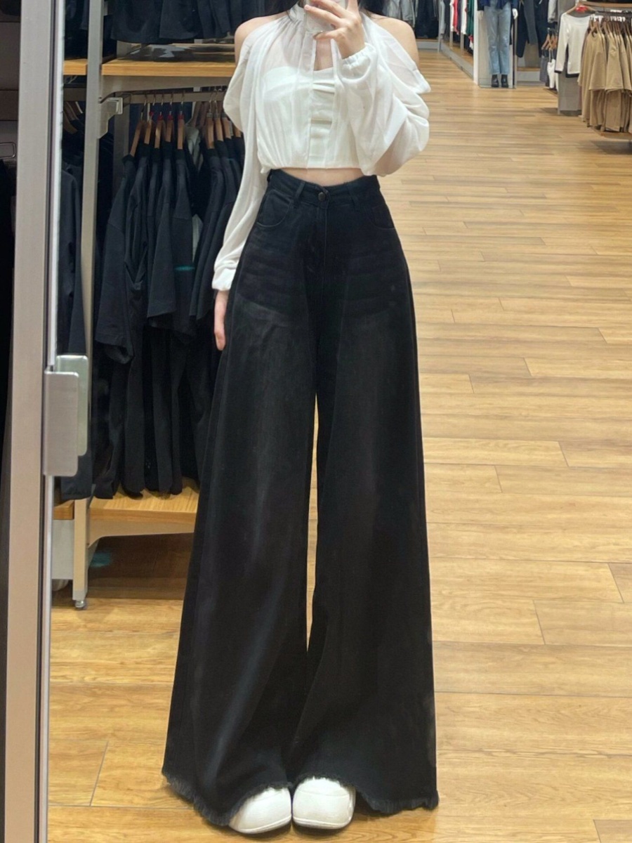Jean en denim taille haute à p - Vintage Collectible Bells avis et prix