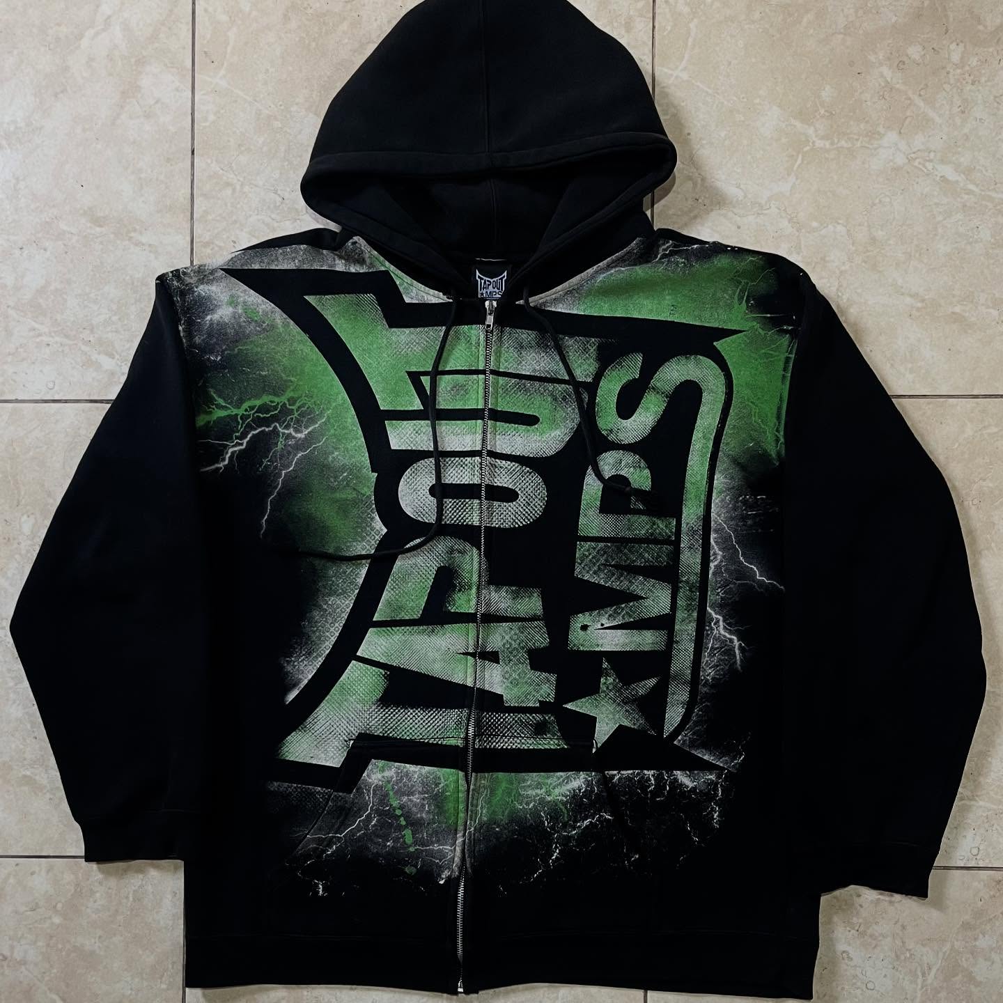 Sweat à capuche Vintage vert i - Vintage Zip Hoodie avis et prix