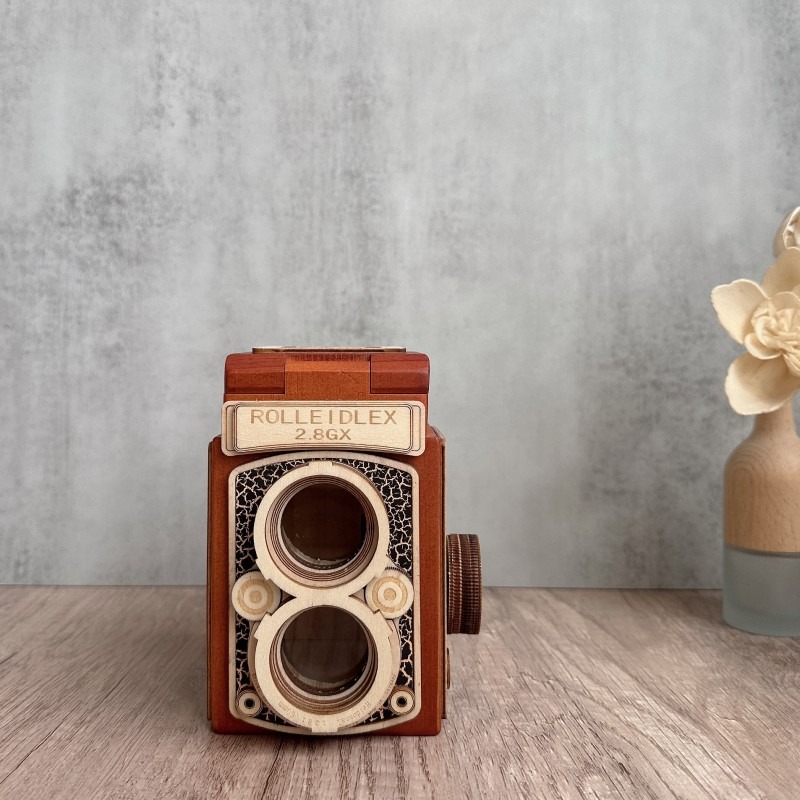 Boîte à musique vintage en boi - Collectible Vintage Cameras avis et prix