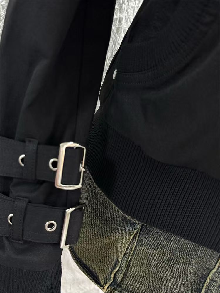 Sweat à capuche noir gothique  - Vintage Zip Hoodie avis et prix