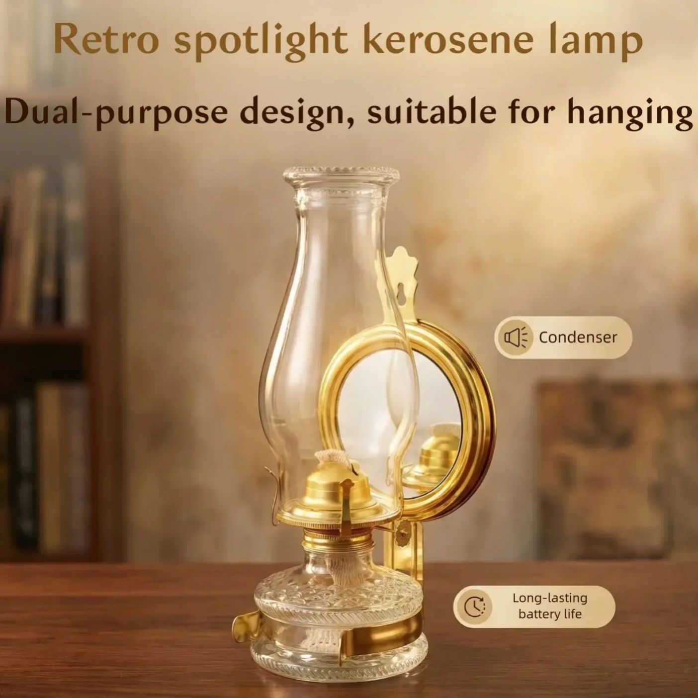 Lampe à pétrole vintage en for - Collectible Vintage Lamps avis et prix