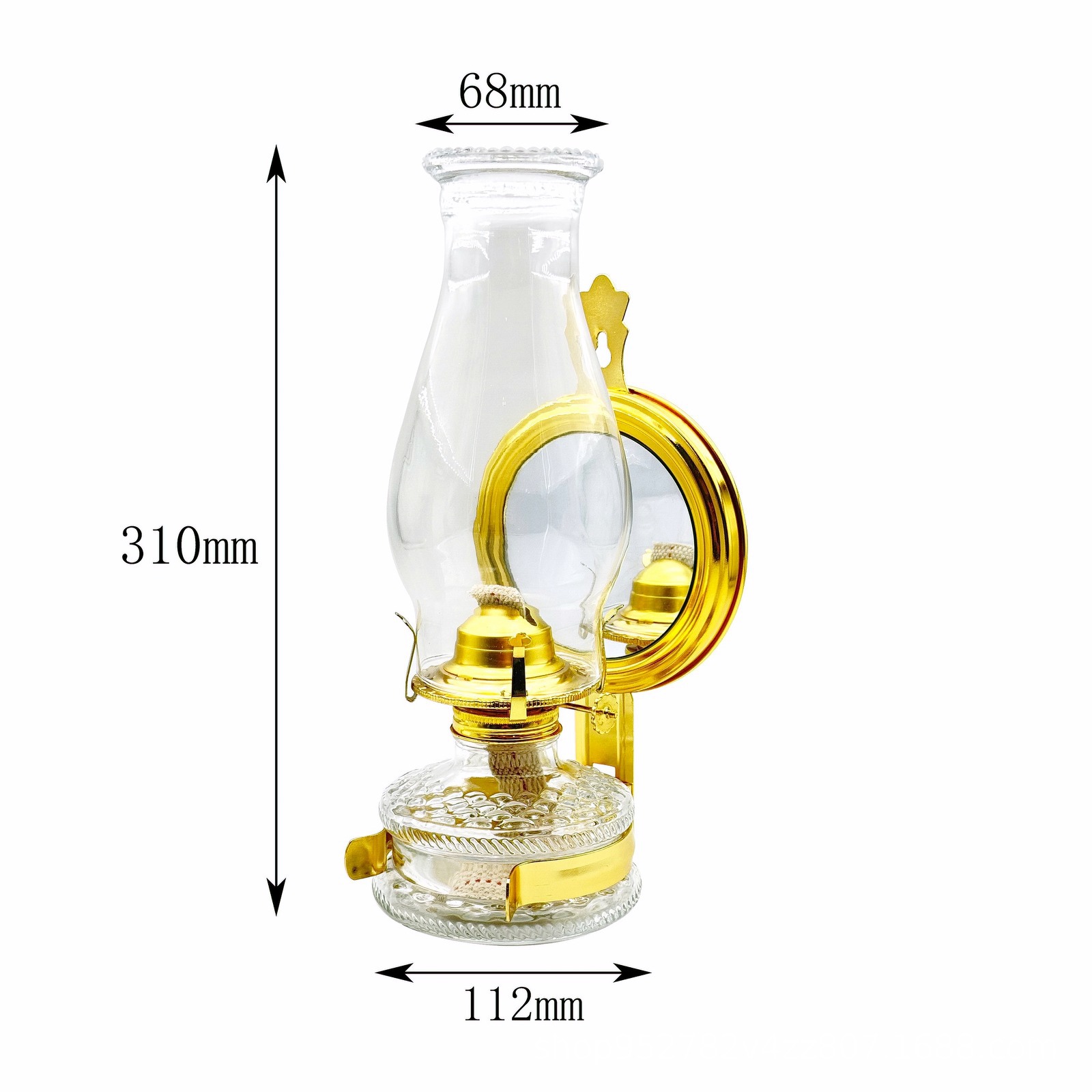 Lampe à pétrole vintage en for - Collectible Vintage Lamps avis et prix